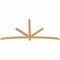 Ekena Millwork Alberta Smooth Timber Gable Bracket, Western Red Cedar, 96"W x 48"H x 1 1/2"D x 3 1/2"F, 12/12 Pitch GBW096X48X0204ALB00SWR - alternate 5